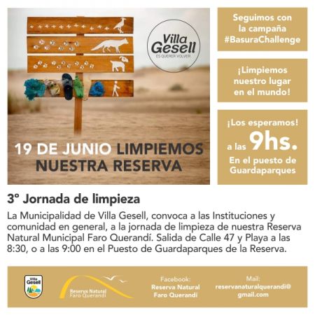 CONTINÚAN LAS ACCIONES DE CUIDADO Y LIMPIEZA EN LA RESERVA FARO QUERANDÍ