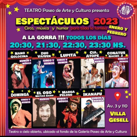 Espectáculos Paseo de Arte y Cultura