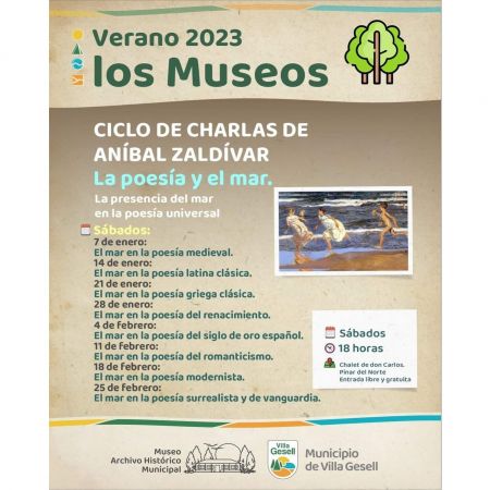  CICLO DE CHARLAS DE ANÍBAL ZALDÍVAR