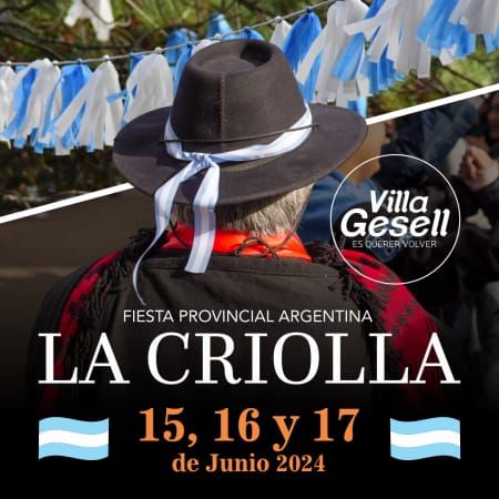 PRE INSCRIPCIÓN A LA  8° FIESTA PROVINCIAL LA CRIOLLA