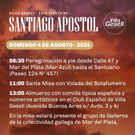 XXIX Fiesta de Santiago Apostol