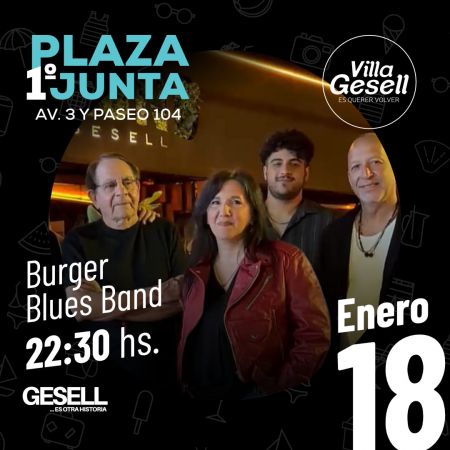Villa Gesell vibra al ritmo del Rock y el Blues en la hist&oacute;rica Plaza Primera Junta