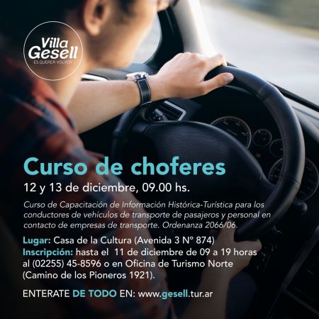 3ª edición del curso de choferes 2019