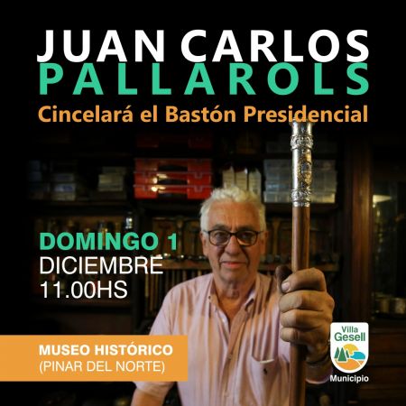 PALLAROLS CINCELARÁ EL BASTÓN PRESIDENCIAL 