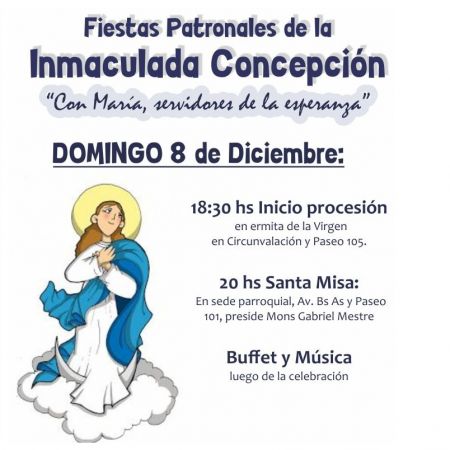 Celebración Patronal de la Inmaculada Concepción de María