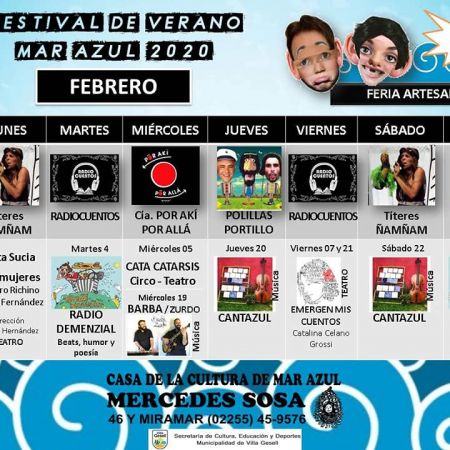 Festival de verano en Mar Azul
