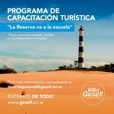 PROGRAMA DE CAPACITACIÓN TURÍSTICA : CHARLA VIRTUAL “RESERVA MUNICIPAL FARO QUERANDÍ”