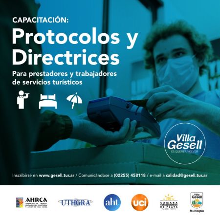 Continúan las Capacitaciones  en Protocolos y Directrices de Calidad Sanitaria para Prestaciones Turísticas
