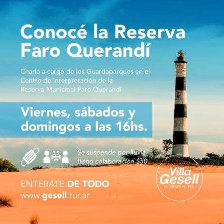 CONOCÉ LA RESERVA MUNICIPAL FARO QUERANDÍ