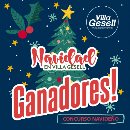 GANADORES DE LA 3° EDICIÓN DEL CONCURSO "NAVIDAD EN GESELL"