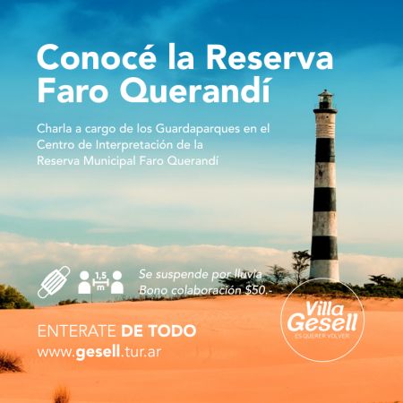 CONOCÉ LA RESERVA MUNICIPAL FARO QUERANDÍ