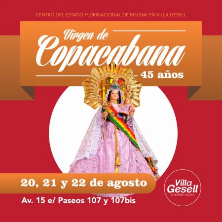 45° FIESTA DE LA VIRGEN DE COPACABANA