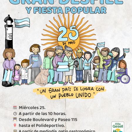 Se acerca el Gran Desfile y Fiesta Popular.
