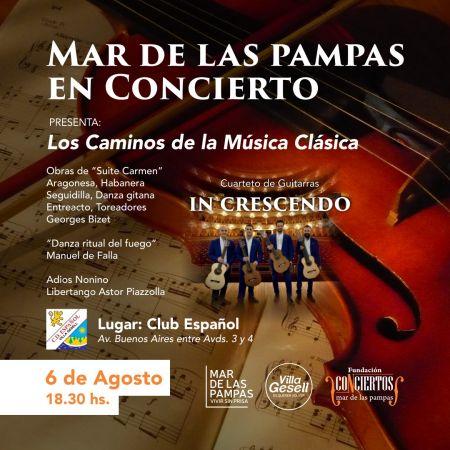 MAR DE LAS PAMPAS EN CONCIERTO - LOS CAMINOS DE LA MUSICA CLÁSICA 