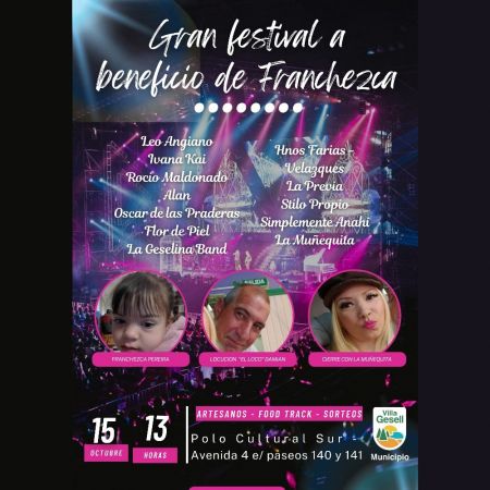 Gran Festival a beneficio de Franchezca
