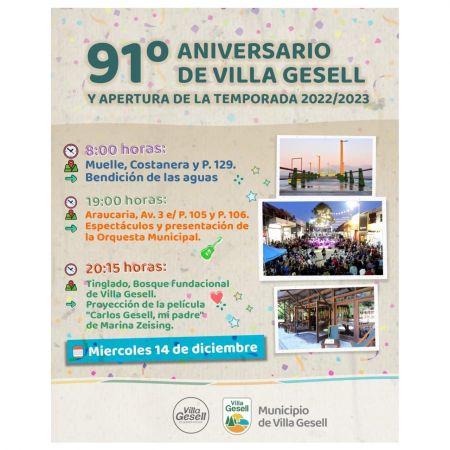 91° Aniversario de Villa Gesell