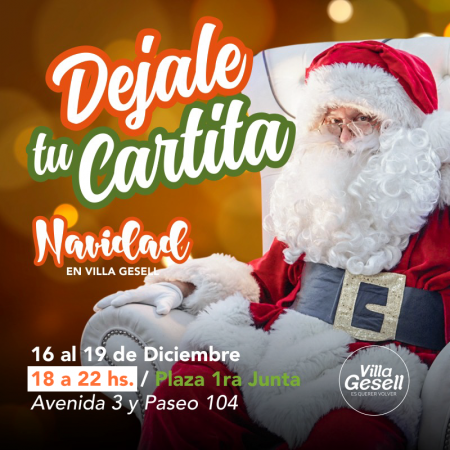 Dejale tu cartita a Papá Noel