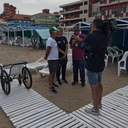 Un equipo de periodistas del Canal Público Argentino visitó la ciudad, publicitando nuestro destino a días de iniciar un nuevo verano.