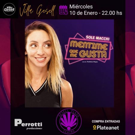 Sole Macchi - Mentime que me gusta