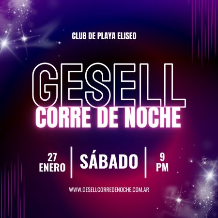 16° Gesell corre de noche