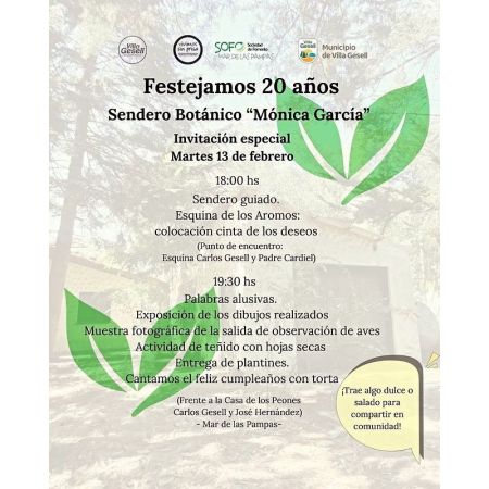 20 años del Sendero Botánico