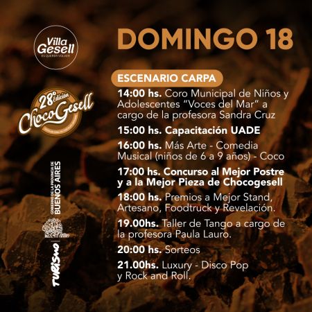 “CHOCOGESELL” FIESTA NACIONAL DEL CHOCOLATE ARTESANAL