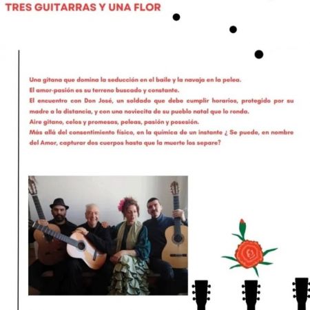 Carmen, tres guitarras y una flor