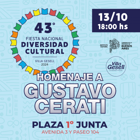 Homenaje a Gustavo Cerati (Fiesta Nacional de la Diversidad Cultural)