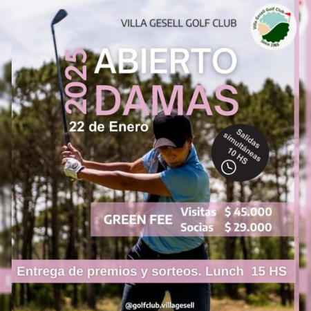 Abierto de Damas 2026 - Villa Gesell Golf Club