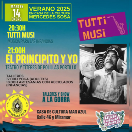 Verano 2025 en Casa de la Cultura de Mar Azul