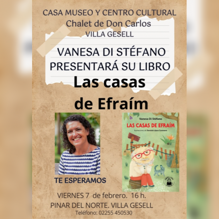 Las casas de Efraím, presentación del libro