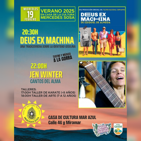 Verano 2025 en Casa de la Cultura de Mar Azul