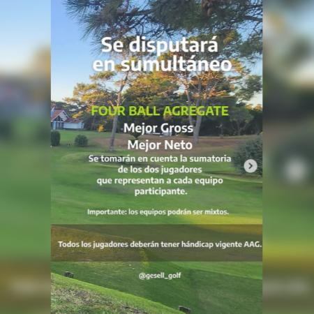 CHAMPION TROPHY 2025, Torneo de Golf