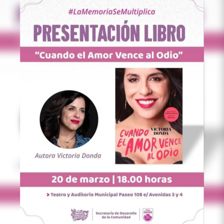 Cuando el amor vence al odio, Presentación del libro
