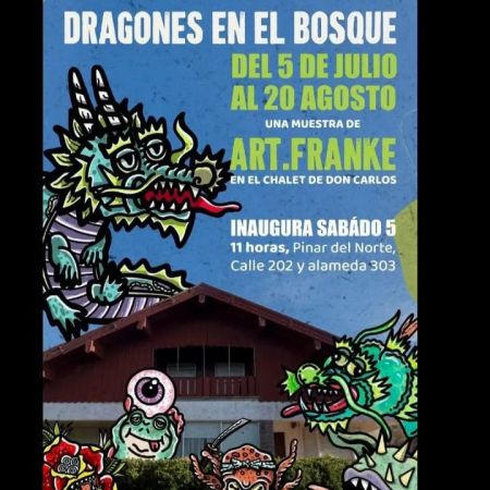 Dragones en el bosque - Exposición