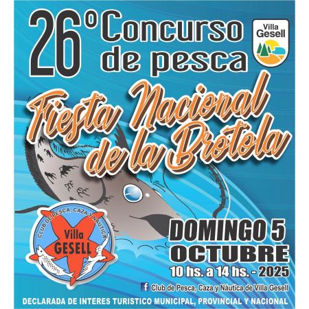 Fiesta Nacional de la Brótola. 26° Concurso de Pesca.