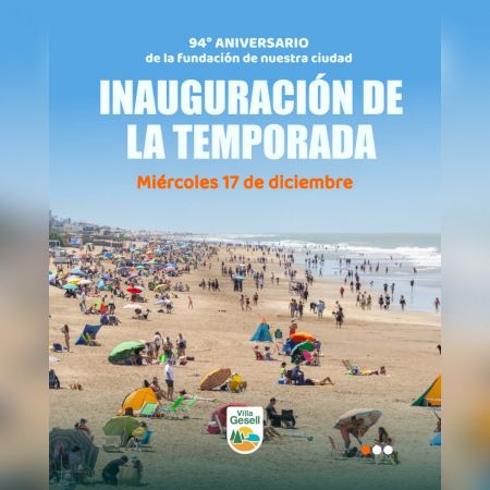 94° Aniversario de la Fundación de Villa Gesell e Inauguración de la Temporada 2026