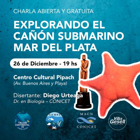Charla Abierta sobre la Expedici&oacute;n al Ca&ntilde;&oacute;n Submarino Mar del Plata