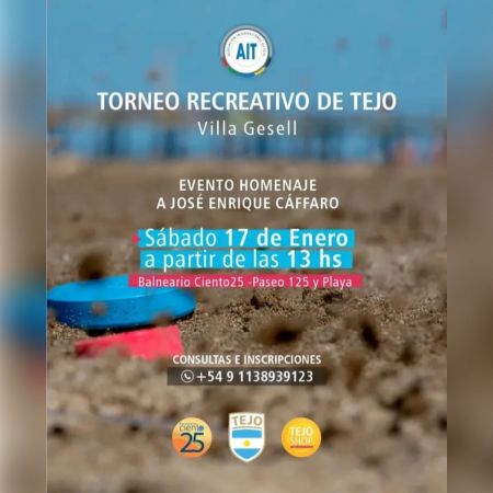 Torneo Recreativo de Tejo