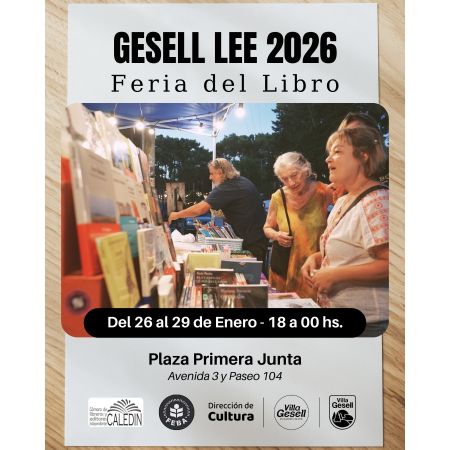 Villa Gesell se convierte en el epicentro literario de la costa con una nueva edici&oacute;n de "Gesell Lee"