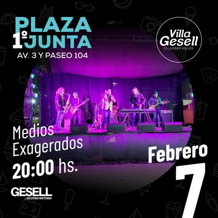 VILLA GESELL SIGUE VIBRANDO DURANTE FEBRERO EN LA PLAZA PRIMERA JUNTA