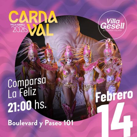 Desfile Comparsa La Feliz - Mar del Plata  